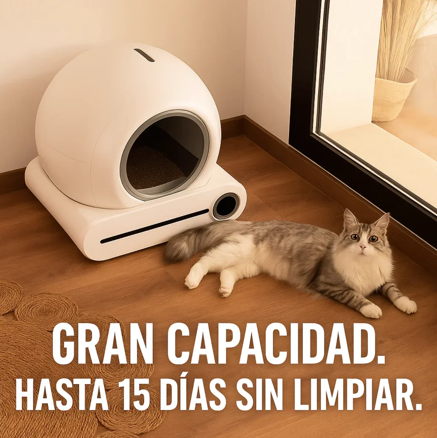 Lona - El Arenero Inteligente que se Limpia Solo